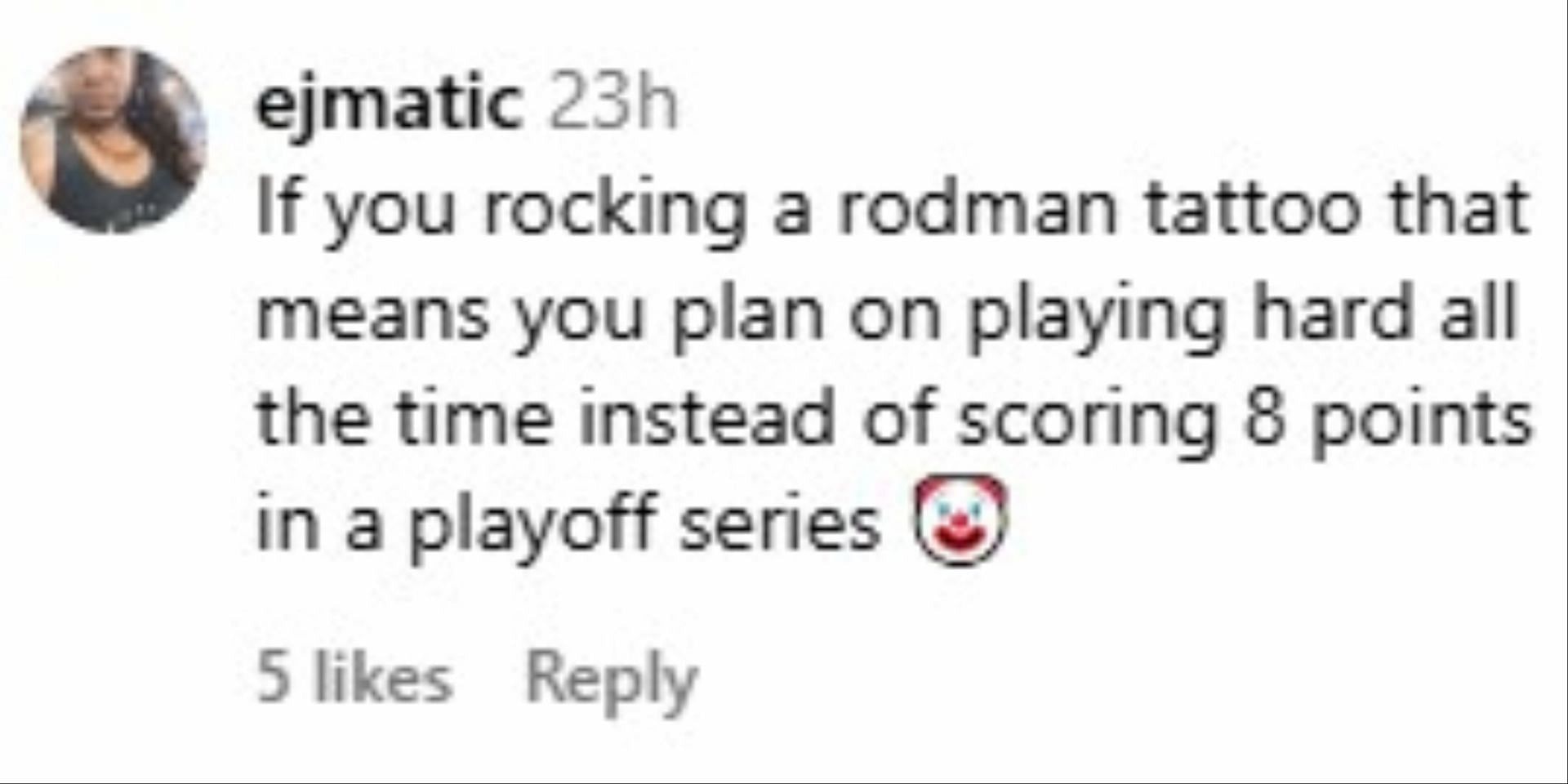 Fans react to Green's offseason post.
